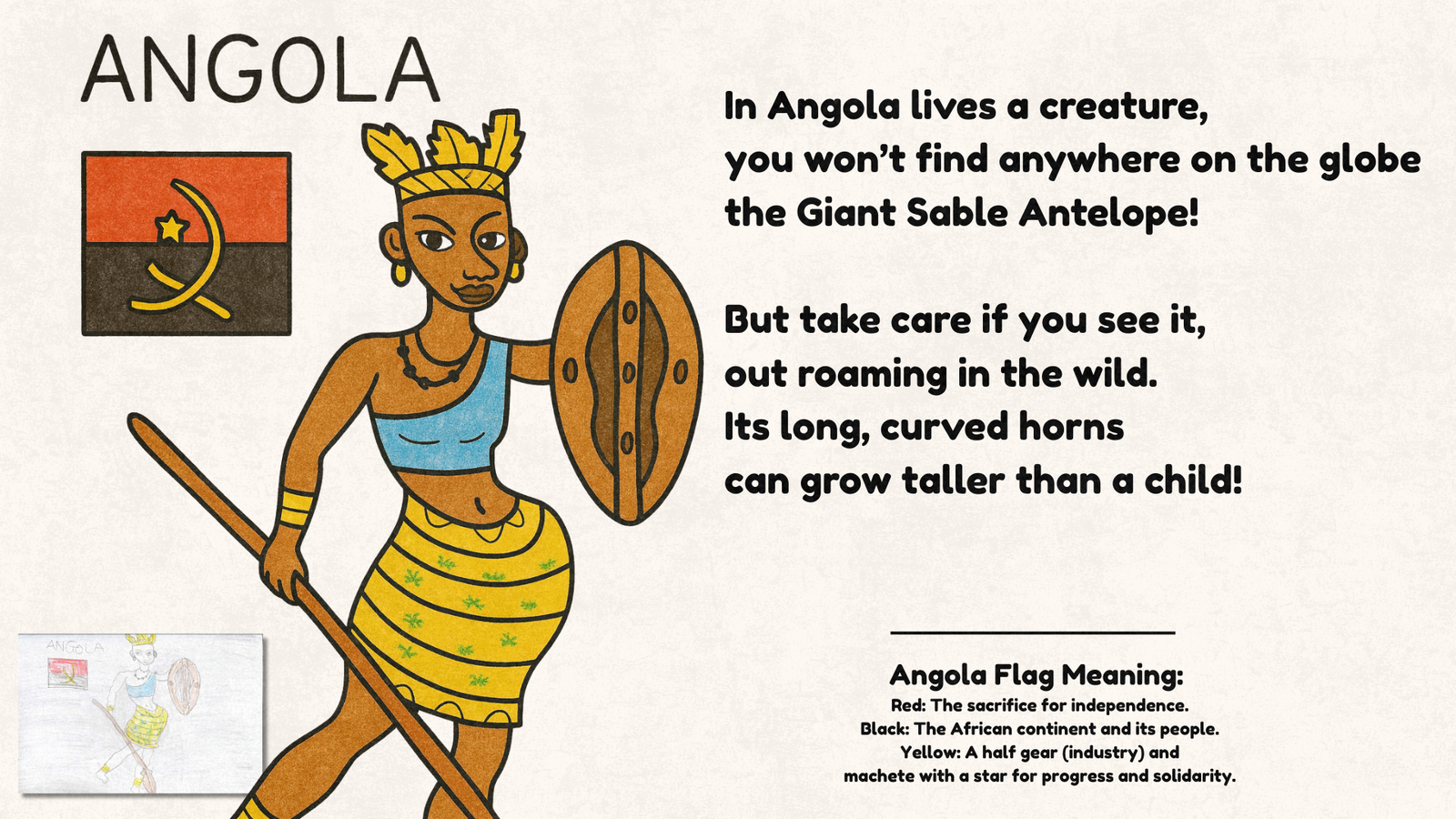 Angola — fun fact page